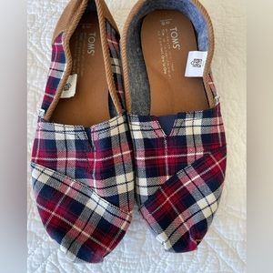Plaid Toms